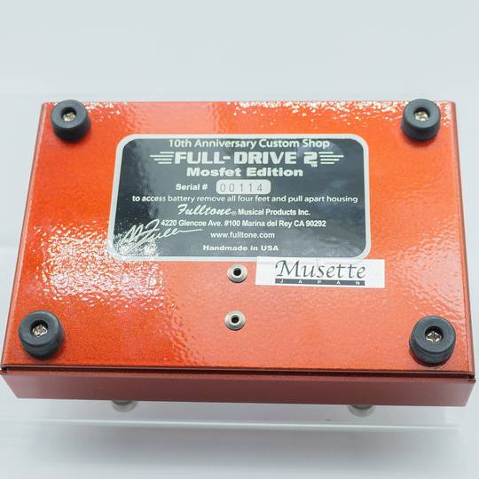 Fulltone FULL DRIVE 2 10th Anniversary MOSFET Edition【サウンドメッセ出展予定商品】 サブ画像1