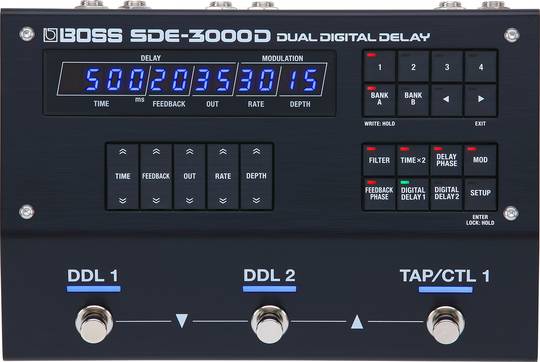 BOSS SDE-3000D / DUAL DIGITAL DELAY【5/27発売！！ご予約受付中！】 ボス