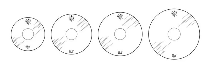 DRUMMERS TOP TEAM DRUM EFFECT SHEET 10″,12″,13″,16″ set 03 ドラムエフェクトシート タム用(0.3mm) ドラマーズトップチーム