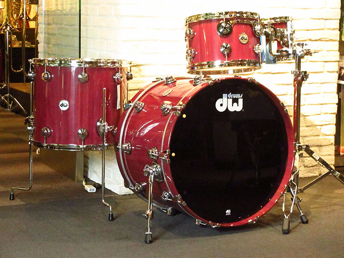 dw Collector's Series Purple Heart Drum Set 22 10 12 16 Lacquer Custom ディーダブリュー