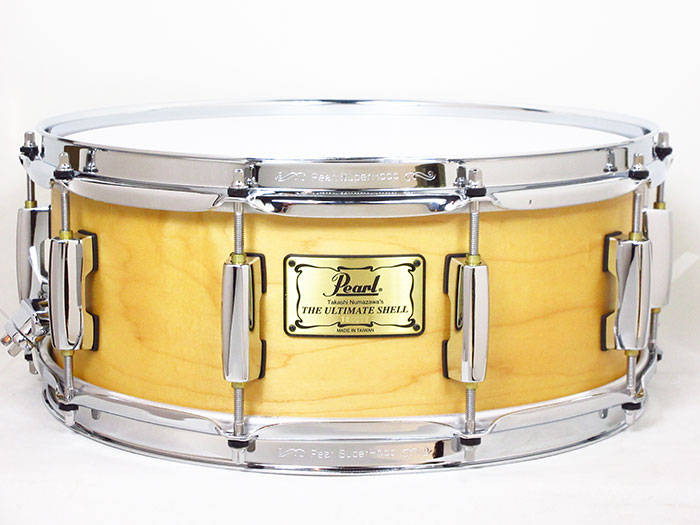 Pearl 【中古品】TNS1455S/C THE Ultimate Shell Snare Drums supervised by 沼澤尚（TYPE1 6ply /6.1mm） パール