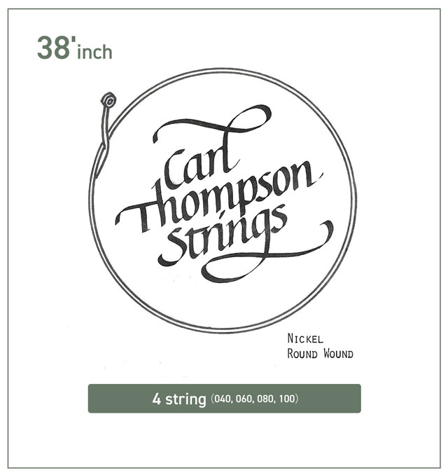Carl Thompson 38'inch NICKEL ROUND WOUND 40-100 カール　トンプソン