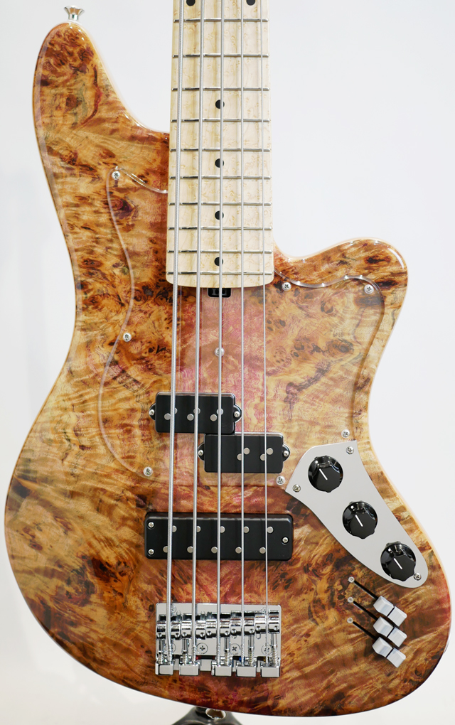 L.E.H. Guitars THE OFFSET 5 Redwood Burl Top