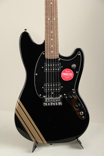 SQUIER FSR Bullet Competition Mustang HH Black with Shoreline Gold スクワイヤー