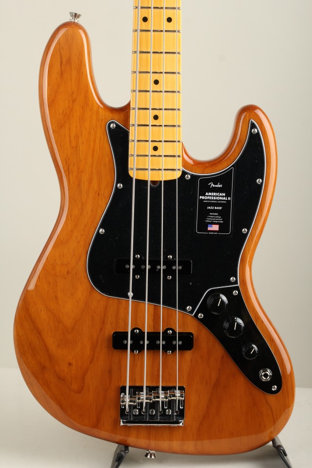 FENDER American Professional II Jazz Bass Roasted Pine【S/N US23086298】 フェンダー 2024春Fender　EGGW