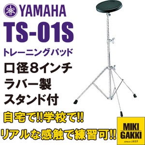 YAMAHA TS01S 練習用トレーニングパッド【スタンド付】8インチ  ヤマハ