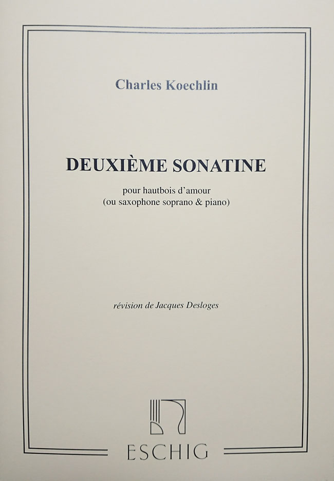 その他 ケクラン（ケックラン） / ソナタ 第2番 Op.194（オーボエダモーレ洋書) その他 シャルル・ルイ・ウジェーヌ・ケクラン