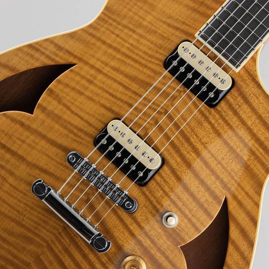 Marchione Guitars Semi-Hollow 59Burst Torrefied Silver Maple Hondurus Mahogany Deepcutaway Amber Yellow マルキオーネ　ギターズ サブ画像13