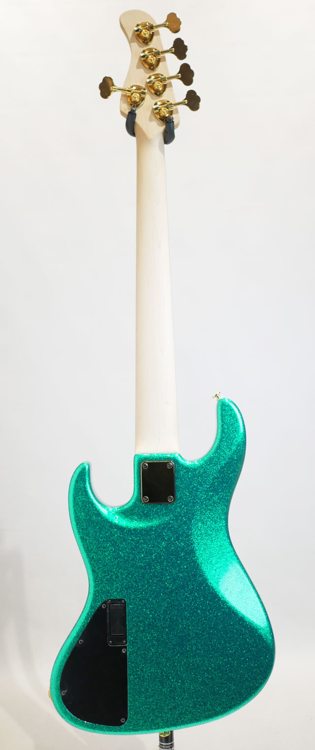 Wood Custom Guitars Vibe-5 19 pitch (Hi Green Sparkle) ウッドカスタムギター サブ画像3