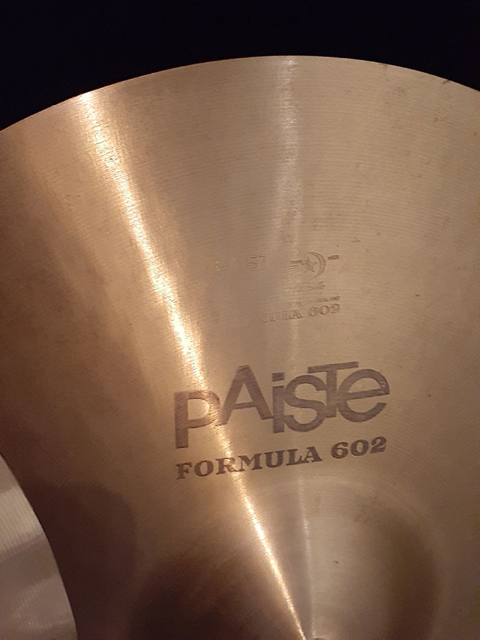 PAiSTe FORMULA602 【VINTAGE】77年  FORMULA 602 14  SOUND EDGE HIHATS 864g,1021g パイステ　フォーミュラ602 サブ画像1