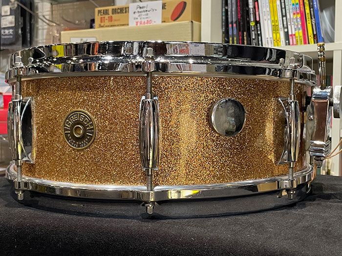 【VINTAGE】1965' NameBand No.4157 Champagne Sparkle Pearl Snare Drum 14"×5.5"