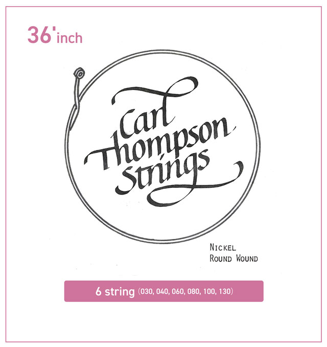 Carl Thompson 36'inch NICKEL ROUND WOUND 30-130 カール　トンプソン