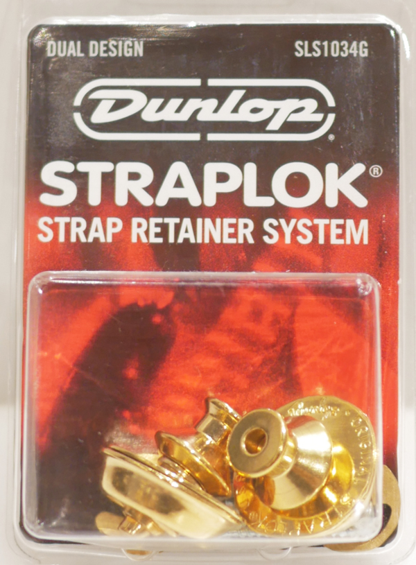 JIM DUNLOP Straplok Dual Design (Gold / SLS1034G) ジムダンロップ