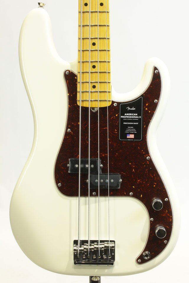 FENDER American Professional II Precision Bass Olympic White / Maple フェンダー