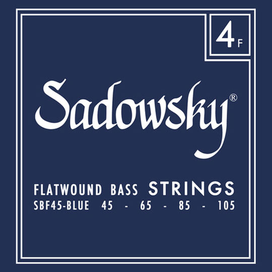 SBF45 - Blue Flatwound (45-105)