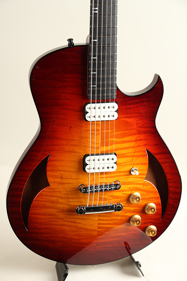 Marchione Guitars Semi Hollow Baritone 59 Burst / Figured Maple&Mahogany Back The first one マルキオーネ　ギターズ SM2024 サブ画像2