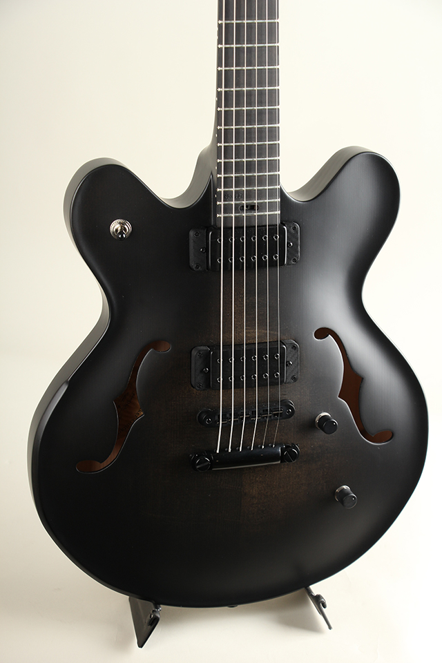 Victor Baker Guitars Model 35 Chambered Semi-hollow Black Burst smoke stain ヴィクター ベイカー SM2024 サブ画像2