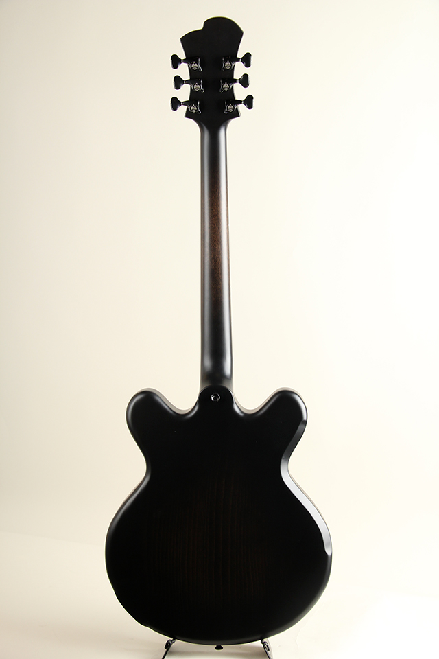 Victor Baker Guitars Model 35 Chambered Semi-hollow Black Burst smoke stain ヴィクター ベイカー SM2024 サブ画像3