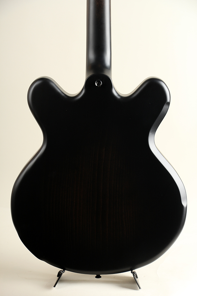 Victor Baker Guitars Model 35 Chambered Semi-hollow Black Burst smoke stain ヴィクター ベイカー SM2024 サブ画像4