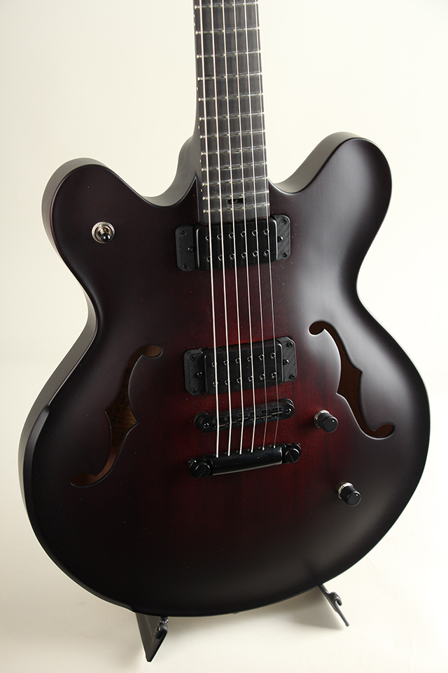 Victor Baker Guitars Model 35 Chambered Semi-hollow Brown Burst smoke stain ヴィクター ベイカー SM2024 サブ画像2