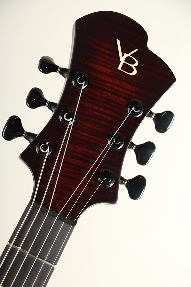 Victor Baker Guitars Model 35 Chambered Semi-hollow Brown Burst smoke stain ヴィクター ベイカー SM2024 サブ画像9