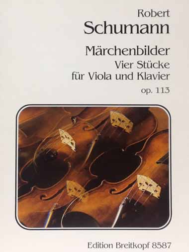 ブライトコップ & ヘルテル社 シューマン/おとぎの絵本op.113(ヴィオラ洋書） Breitkopf And Hartel Musikverlag