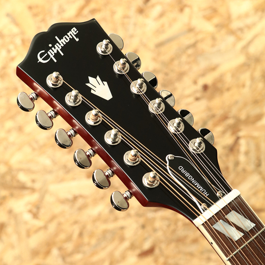 Epiphone Masterbilt Inspired by Gibson HummingBird 12Strings Aged Cherry Sunburst エピフォン サブ画像7