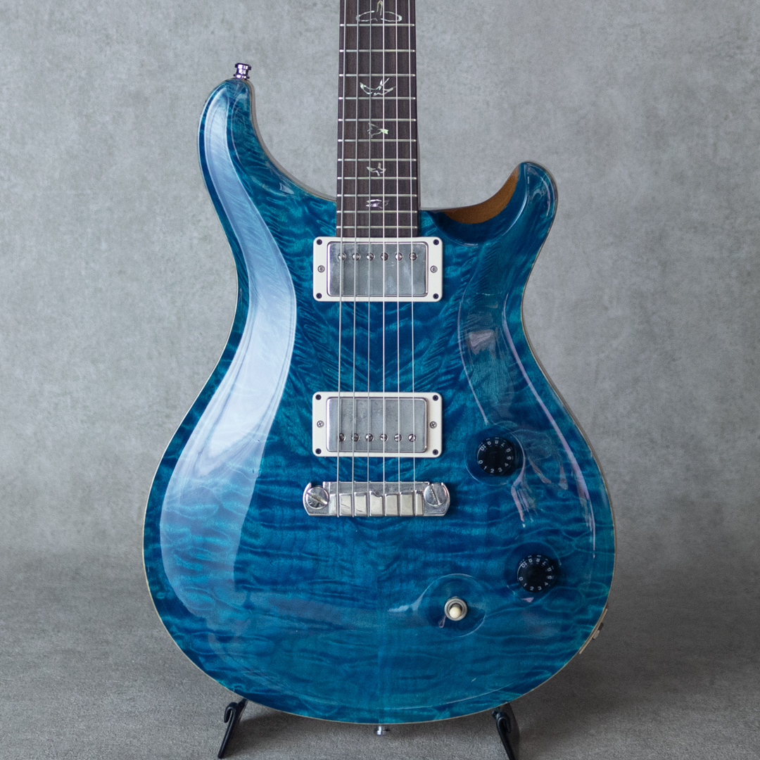 Custom 22 10Top Quilt Rosewood Neck Blue Matteo