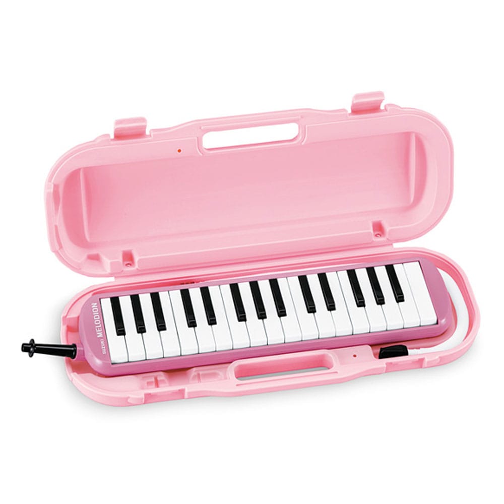 SUZUKI スズキ MXA-32P メロディオン アルト ピンク 鍵盤ハーモニカ 【おなまえドレミシールプレゼント】