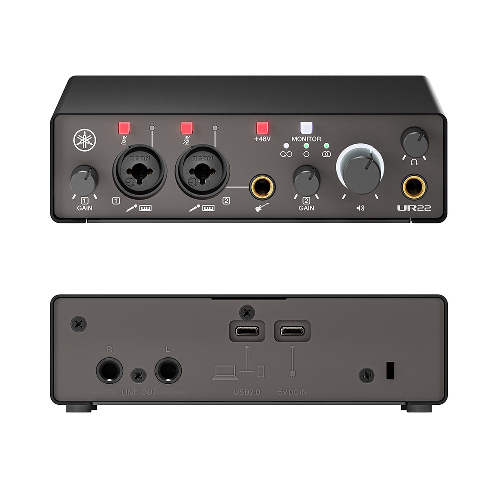 YAMAHA オーディオ インターフェイス UR22MK3 B ブラック / 2コンボ入力 2出力 USB-C ブラック DZONE