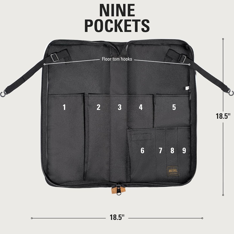 MEINL マイネル スティックバッグ Classic Woven Stick Bag MCSBBK Black 【国内正規品】