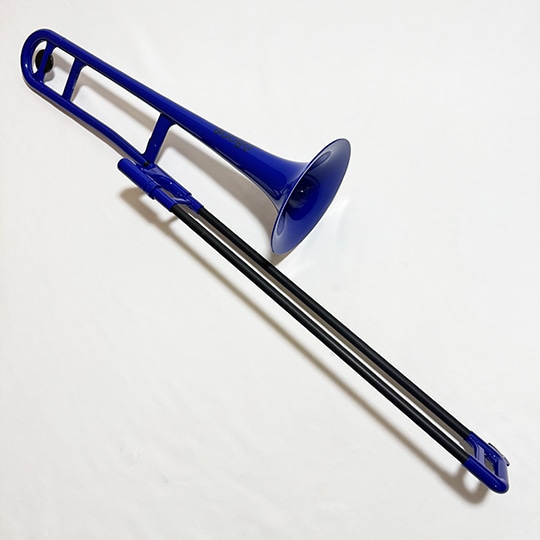 pBone(ピーボーン) プラスチック製トロンボーン (ブルー) ブルー Low Brass Center