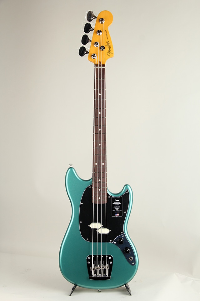 American Professional Classic Mustang Bass RW Faded Sherwood Green Metallic【S/N US25071499】