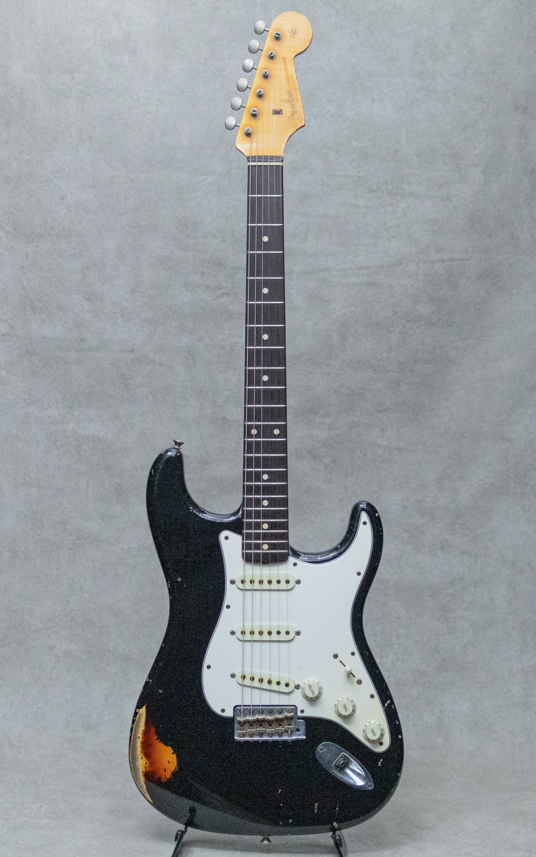 MBS 1961 Stratocaster Relic Black Overlay 3Color Sunburst Built by John Cruz / 2015