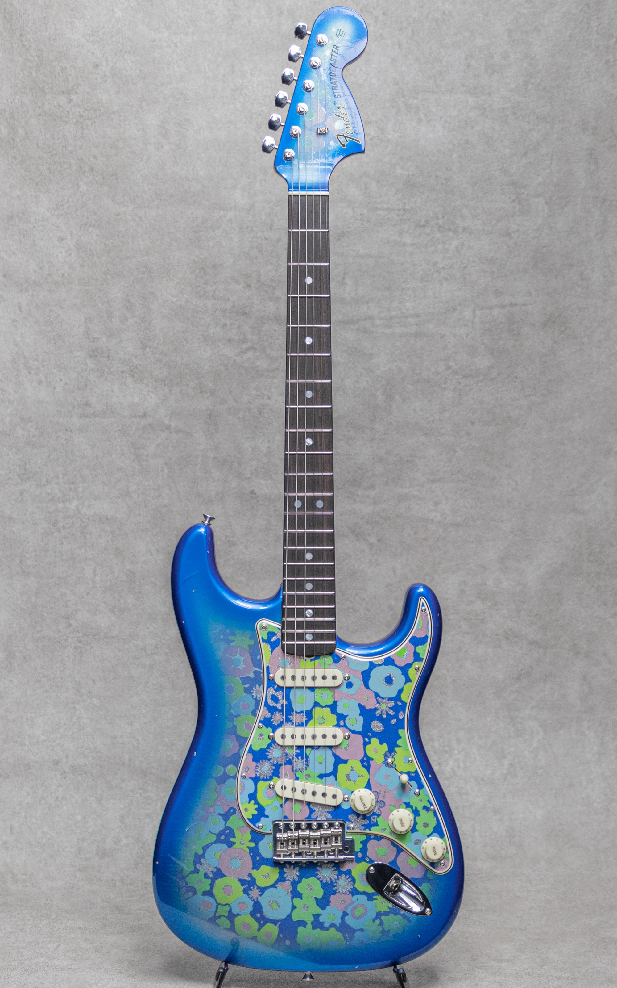 2024 LTD 1968 Blue Flower Stratocaster Journeyman Relic CC Hardware / 2024