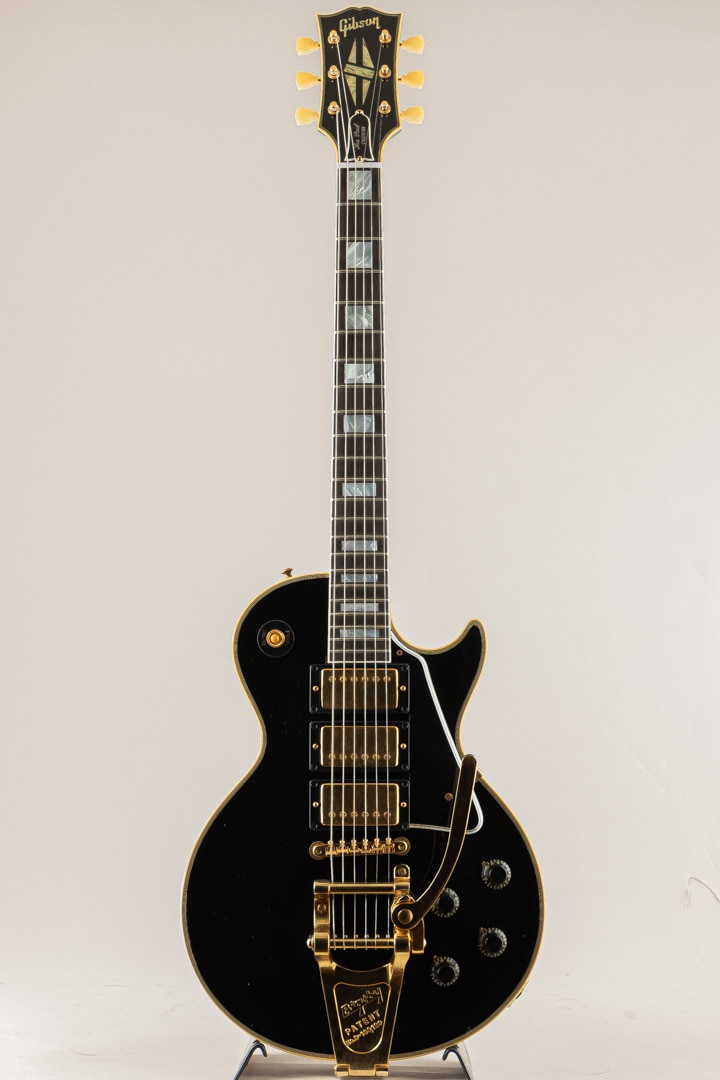 Murphy Lab 1957 Les Paul Custom 3-Pickup With Bigsby Vibrato Ebony Light Aged【S/N:75650】
