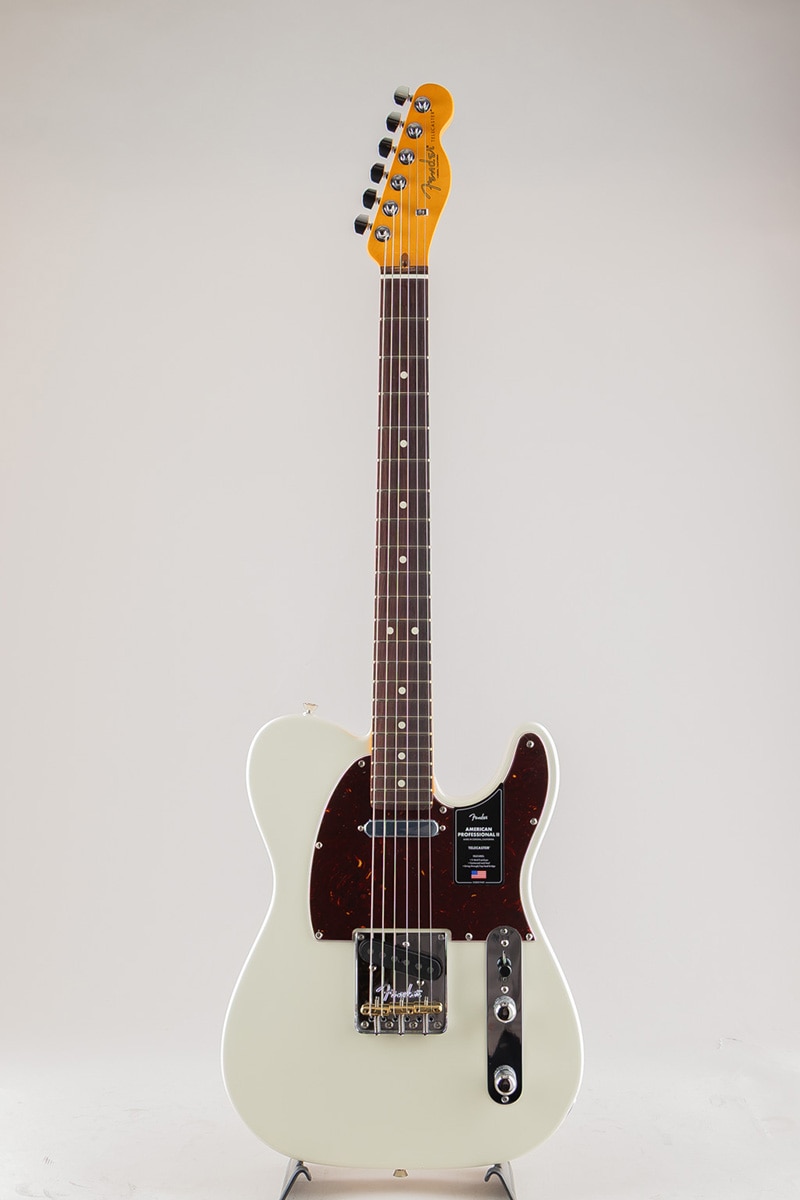 American Professional II Telecaster/Olympic White/Rosewood Fingerboard