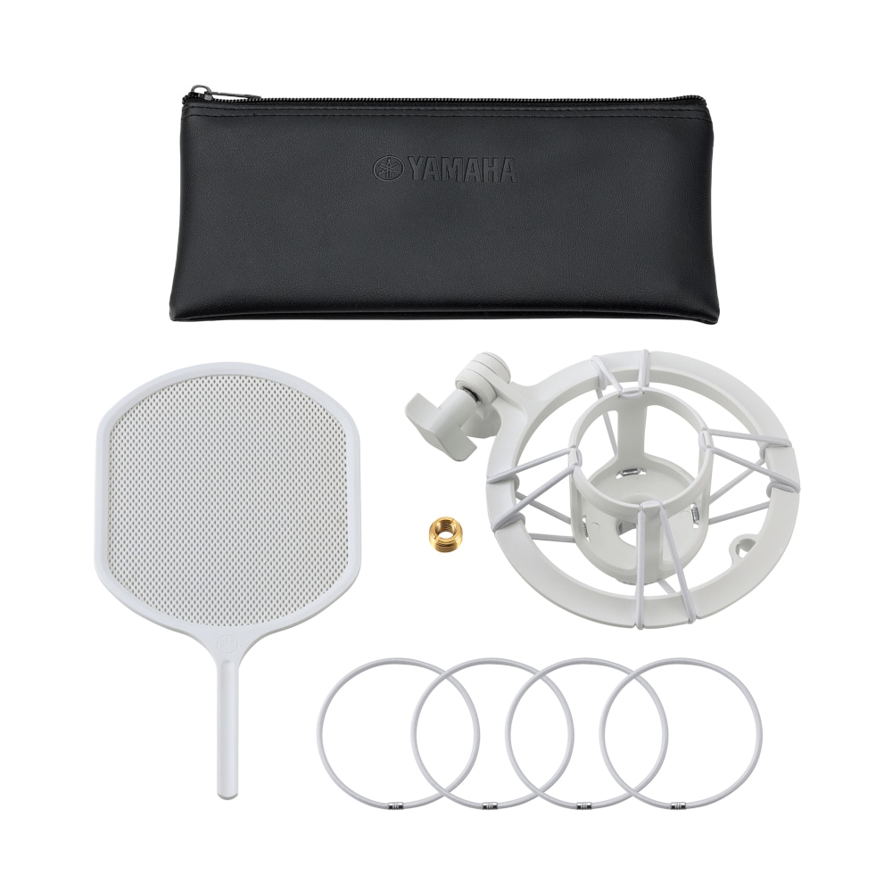 ヤマハ YAMAHA コンデンサーマイク YCM705W 白 + マイクアーム AT8700W + EC03W