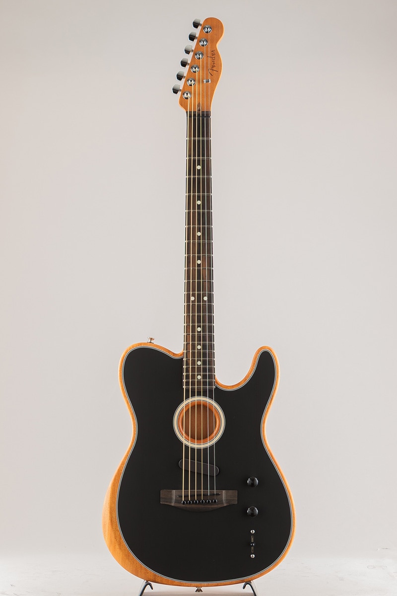 American Acoustasonic Telecaster/Black/Ebony Fingerboard