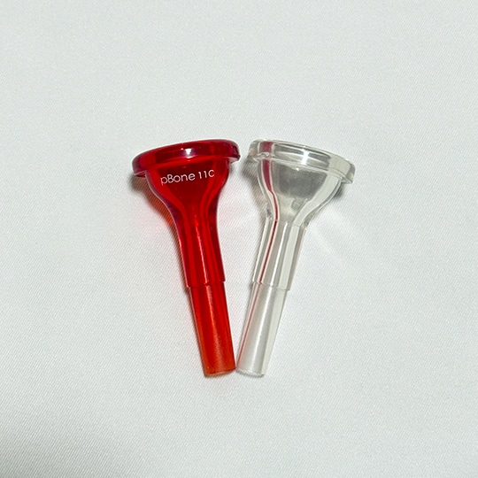 pBone(ピーボーン) プラスチック製トロンボーン (レッド) レッド Low Brass Center