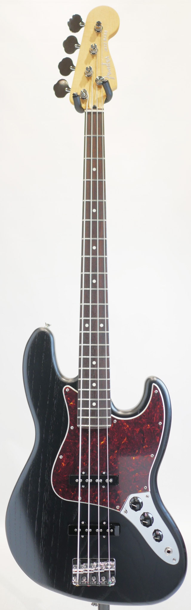 Made in Japan Limited Jazz Bass Raw Ash / Black Black BASS SIDE