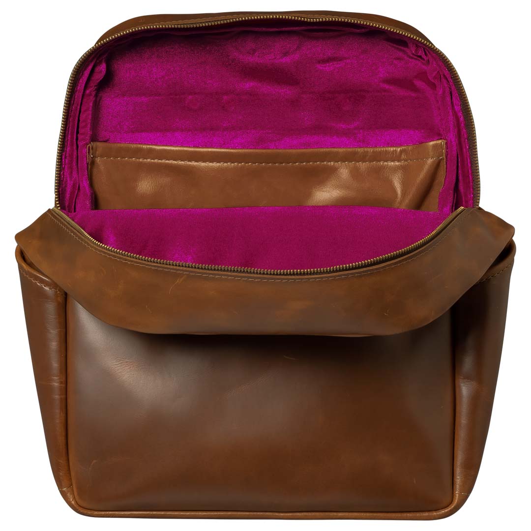 Lifton Leather Backpack Brown【LIFTON-BPK-BRN】