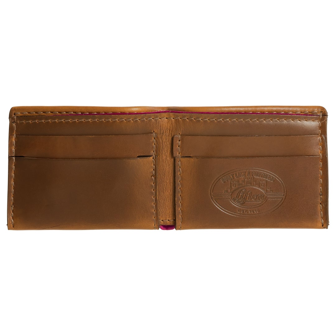 Lifton Leather Wallet, Brown【LIFTON-WLT-BRN】