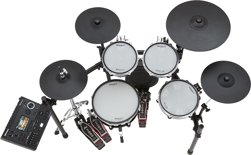 TD516 + MDS-STD3 V-Drums / Pearl オプション キックパッド、ハイハットスタンド、スネアスタンド、イス、ペダル、ヘッドフォン、マット付き