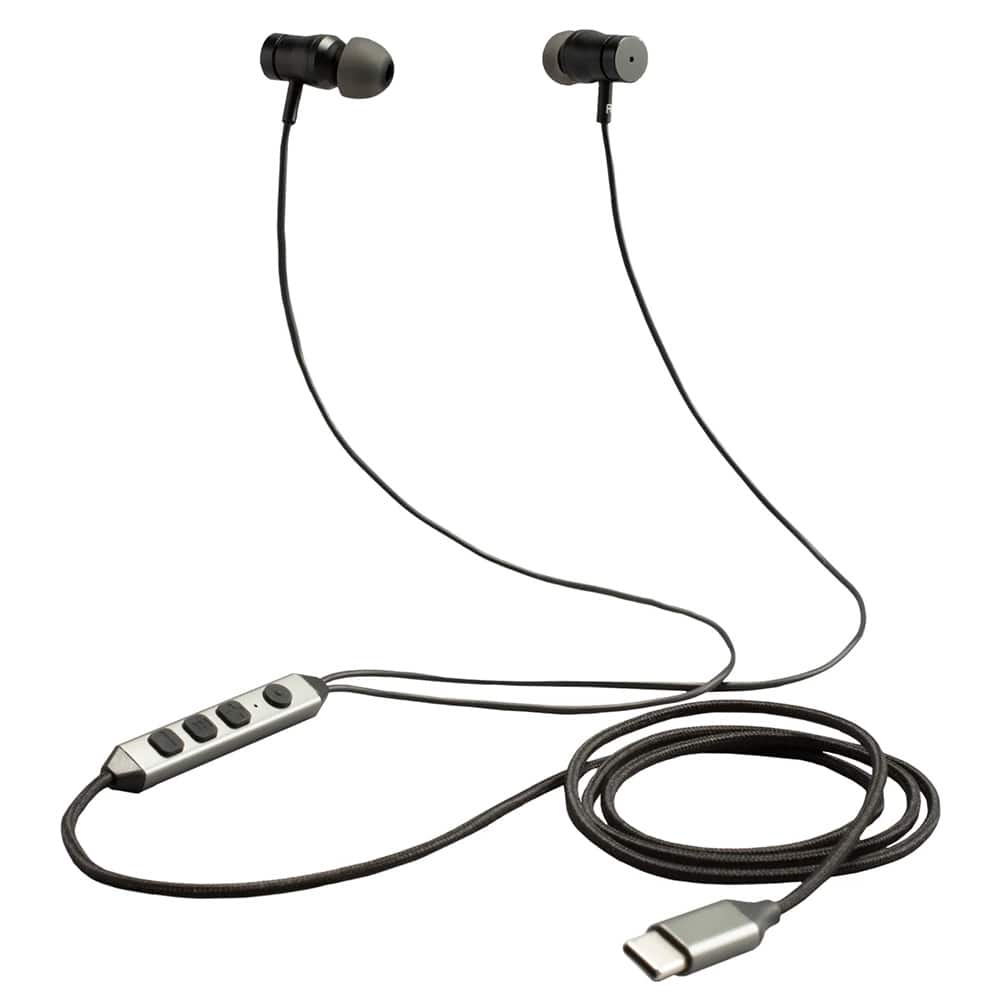 Hi-Unit イヤホン Type-C端子 HSE-A2000NC マイク リモコン アクティブノイキャン 搭載