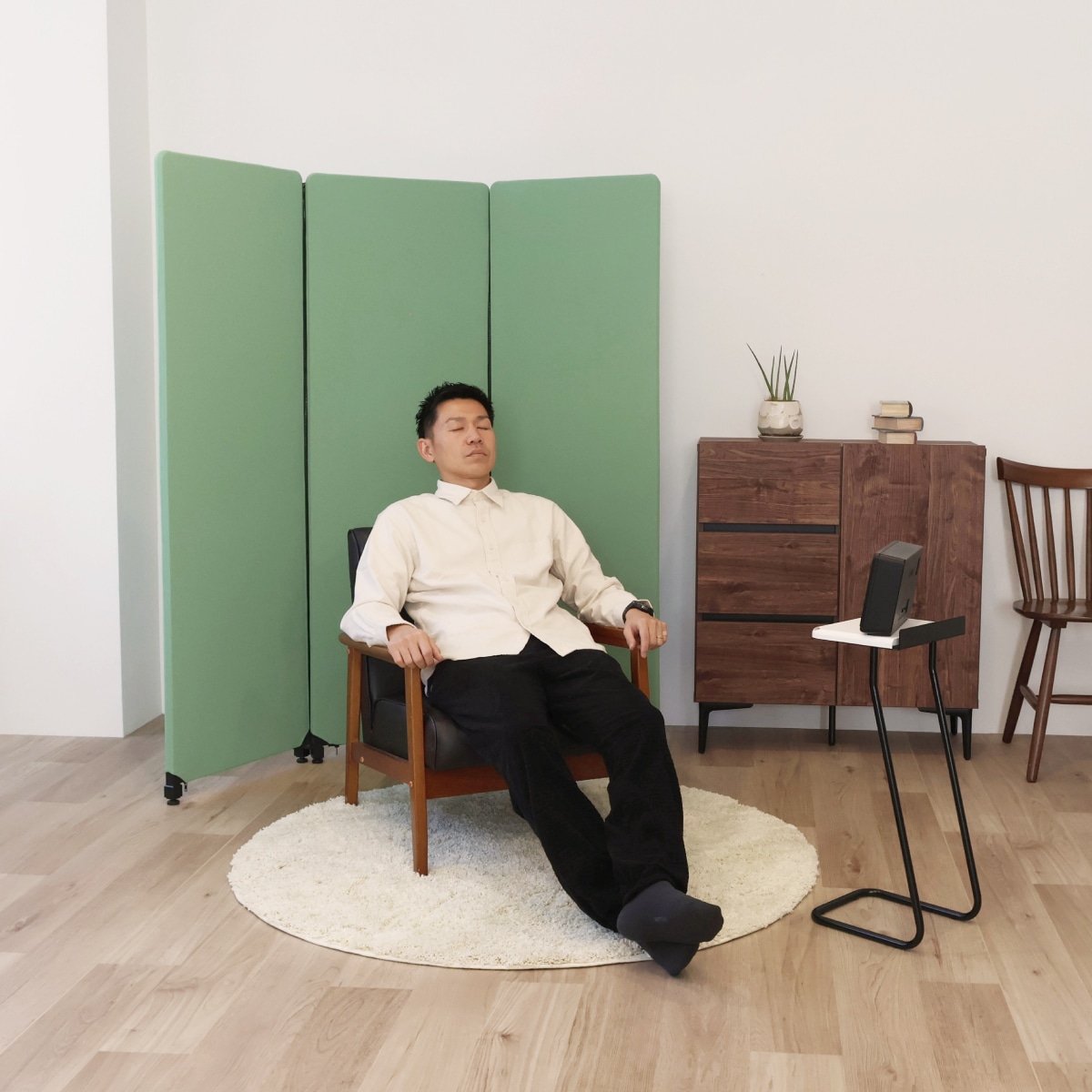 林製作所 オーディオルームパネル GP-03 グリーン【3連セット】 吸音 パーティション 【沖縄・離島配送不可】【組み立て式】【メーカー直送品】 グリーン【3連セット】 DZONE