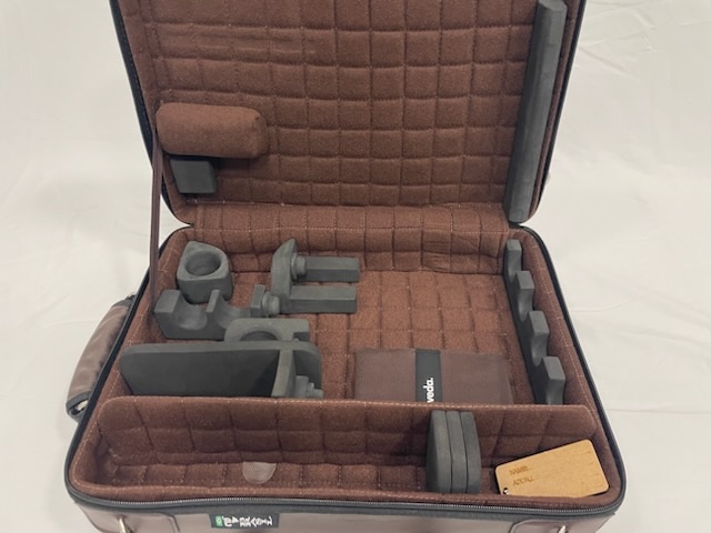 MB(マーカス・ボナ) B♭/ Aクラリネットダブルケース【ダークブラウンレザー×アイボリーレザー】