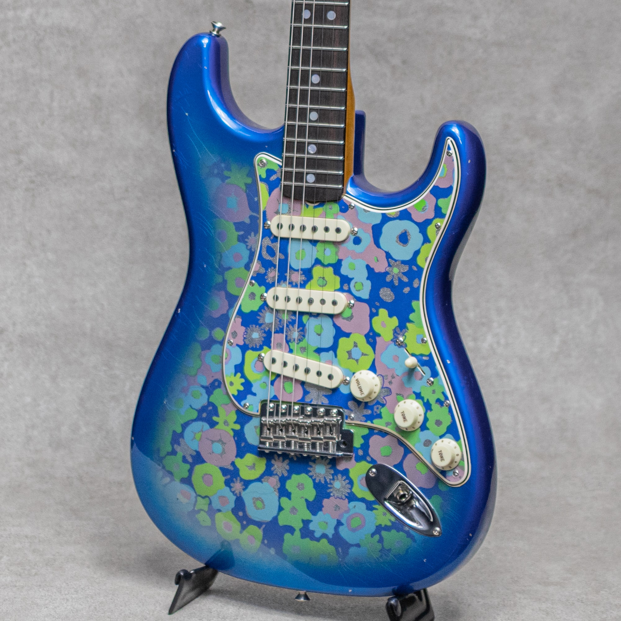2024 LTD 1968 Blue Flower Stratocaster Journeyman Relic CC Hardware / 2024