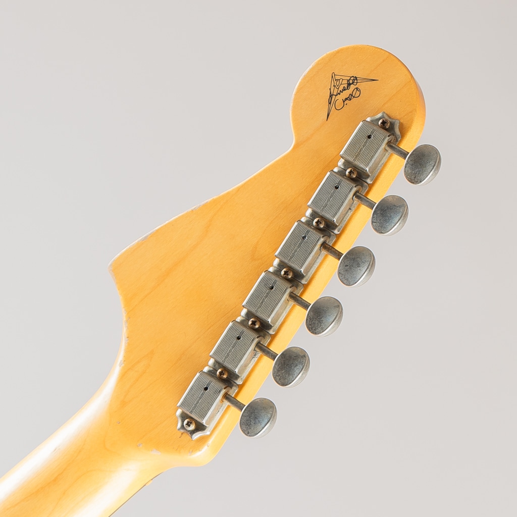 MBS W25 1965 Jazzmaster Relic Matching Head/Black by David Brown