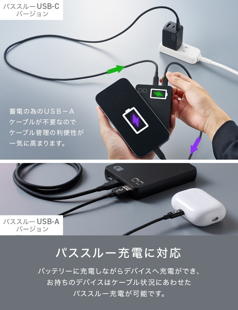 CIO / Smartcoby PRO Slim モバイル バッテリー USB-C 35W/ PD3.0対応 10000mAh 推奨モバイルバッテリー DZONE